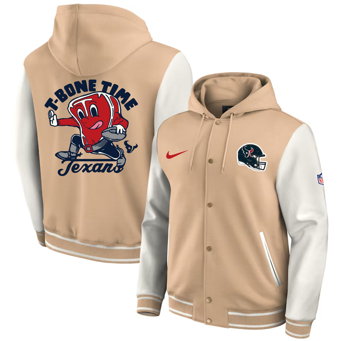 Men 2025 NFL Houston Texans jacket syle 1->nfl jacket->Sports Accessory